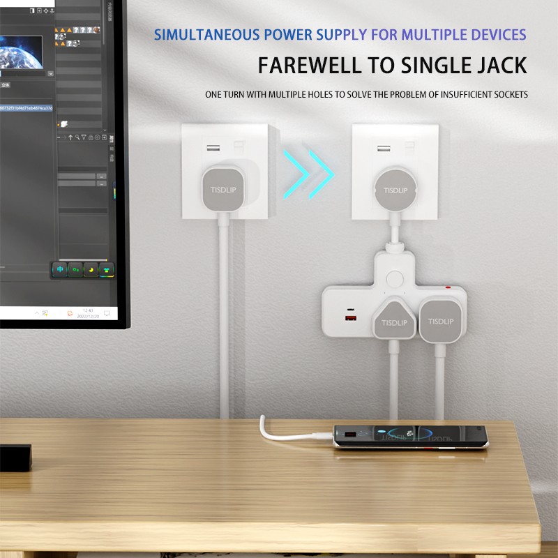 13A power strip with USB ports.jpg