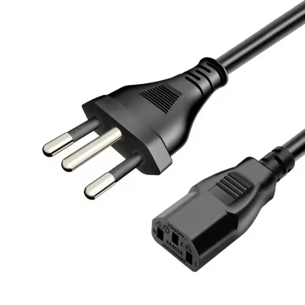 Brazil Plug to IEC C13 Power Cord 10A 250V NBR 14136 Computer Power Cable Manufacturer