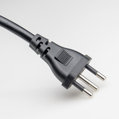  AC Power Extension Cable 3 Pin Prong For Home Appliance Brazil Power Cord