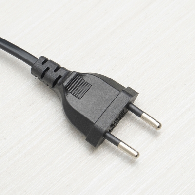 2-pin Plug Swiss Power Cords with Insulated Pins