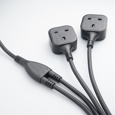 UK 250V 13A Extension Power Socket Cord Extension Cord 3 Pin British Plug with Fuse
