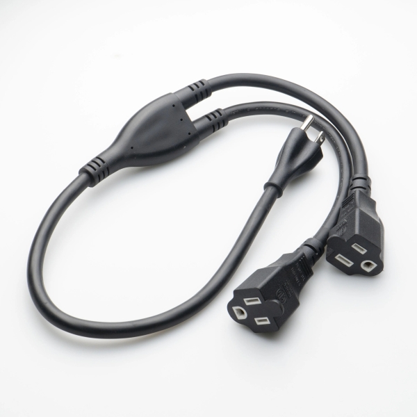 NEMA 5-15P 转 NEMA 5-15R 插座延长线，重型延长电源线，15A，适用于室内和室外使用