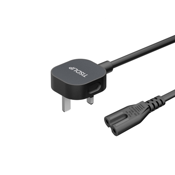 UK BS 1363 Plug to IEC C7 Figure 8 Power Cable 2 Pin Mains Lead Manufacturer OEM