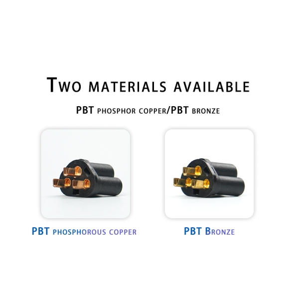 IEC C5 Female Connector Plug Insert for Power Cord Assembly with Copper Terminal and PBT Housing